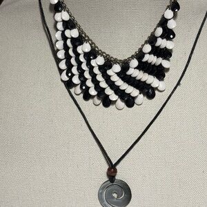 Jewelry Lot 10 Necklaces Boho Statement Layered Mixed Bundle Cheap Resale